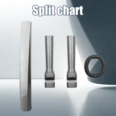 Stenkile til stenspaltning 18 mm 5-pak