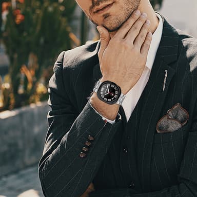 Urrem i rustfrit stål til Samsung Galaxy Watch 7 Ultra 47MM Sølv
