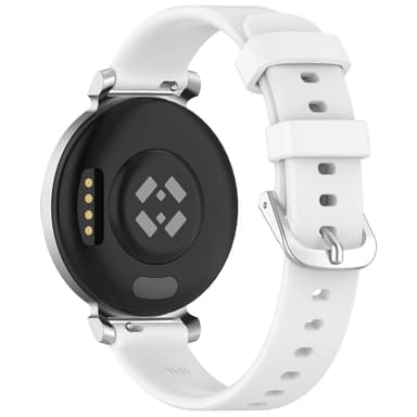 14 mm silikone urrem til Garmin Lily2 Hvid