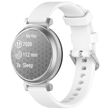 14 mm silikone urrem til Garmin Lily2 Hvid