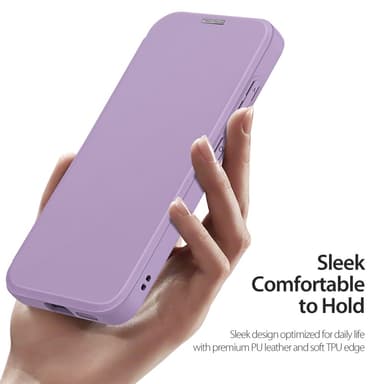 DUX DUCIS Samsung S25 Skin X Pro Flip Cover - Lilla