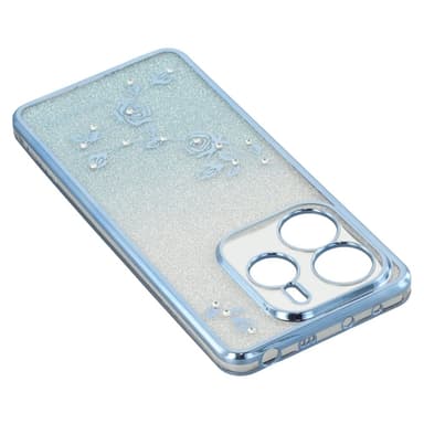 SKALO Xiaomi Redmi Note 14 4G KADEM Glitter Cover - Blå