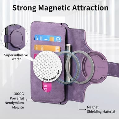 SKALO Samsung S25 Ultra CASENEO MW-03 Flip Cover - Lilla