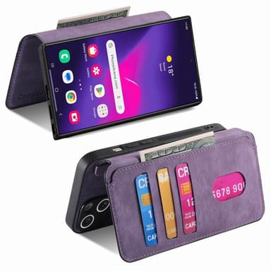 SKALO Samsung S25 Ultra CASENEO MW-03 Flip Cover - Lilla