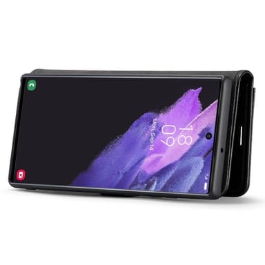 DG MING Samsung S25 Ultra 2-i-1 Magnet Flip Cover - Sort
