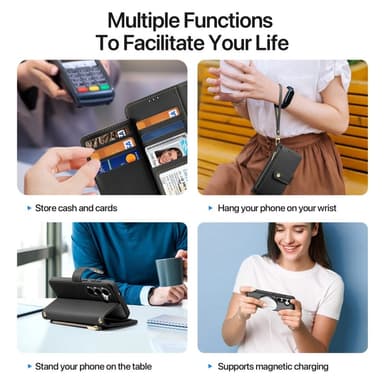 DUX DUCIS Samsung S25 Lawa Series Flip Cover - Sort