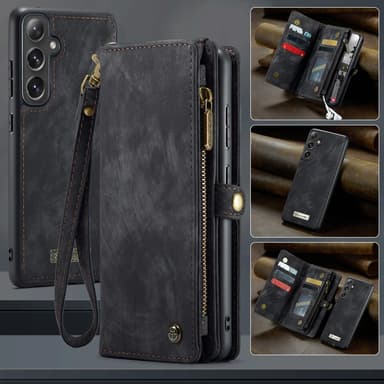 CaseMe Samsung S25+ 008 BIg Wallet 2in1 Magnet Flip Cover - Sort