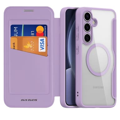 DUX DUCIS Samsung S25 Skin X Pro Flip Cover - Lilla