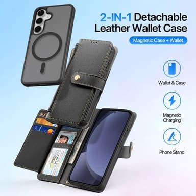 DUX DUCIS Samsung S25 Lawa Series Flip Cover - Sort