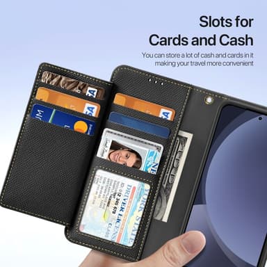 DUX DUCIS Samsung S25 Lawa Series Flip Cover - Sort