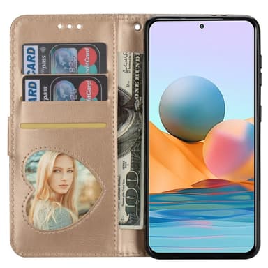 SKALO Samsung S25 Glitter Lynlås Flip Cover - Guld