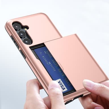 SKALO Samsung S25+ Armor Kortholder Cover - Grøn