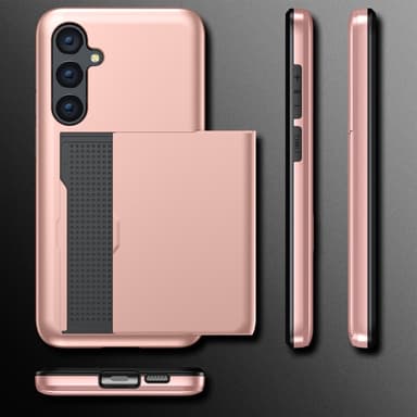 SKALO Samsung S25+ Armor Kortholder Cover - Grøn