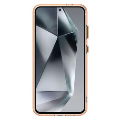 SKALO Samsung S25 Candy Series Hybrid Cover - Orange