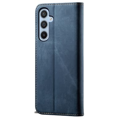 SKALO Samsung S25+ Jeans Flip Cover - Blå