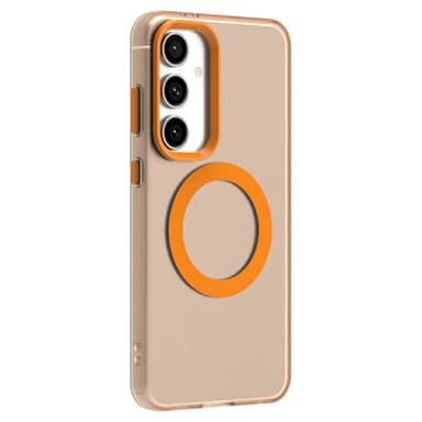 SKALO Samsung S25 Candy Series Hybrid Cover - Orange
