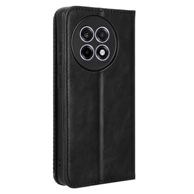 SKALO OnePlus 13R Embossed Premium Flip Cover - Sort