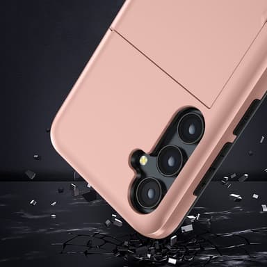 SKALO Samsung S25+ Armor Kortholder Cover - Grøn