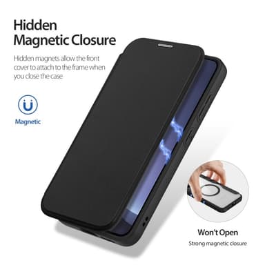 DUX DUCIS Samsung S25+ Skin X Pro Flip Cover - Sort