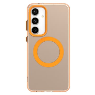 SKALO Samsung S25 Candy Series Hybrid Cover - Orange