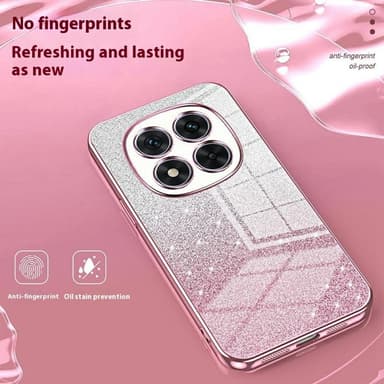 SKALO Xiaomi Redmi Note 14 Pro 5G Electroplating Glitter Cover - Guld