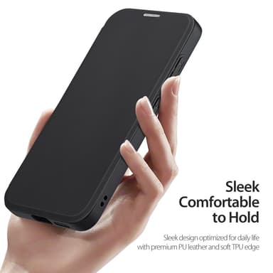 DUX DUCIS Samsung S25+ Skin X Pro Flip Cover - Sort