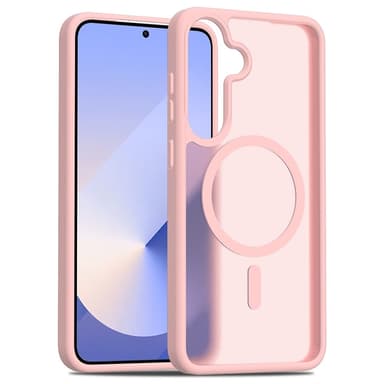 SKALO Samsung S25+ Skin-touch Hybrid Cover - Pink