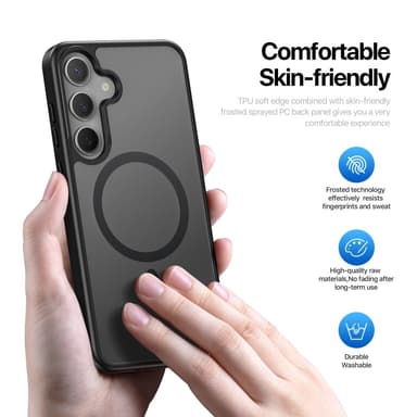 DUX DUCIS Samsung S25+ Yind Series Matte Finish Cover - Sort