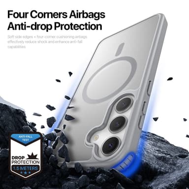 DUX DUCIS Samsung S25 Yind Series Matte Finish Cover - Grå