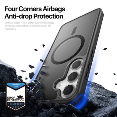 DUX DUCIS Samsung S25+ Yind Series Matte Finish Cover - Sort