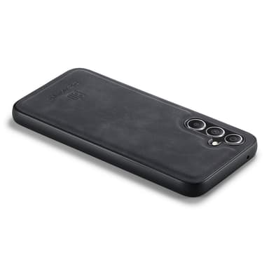 DG MING Samsung S25 Premium PU-læder Hybrid Cover - Sort