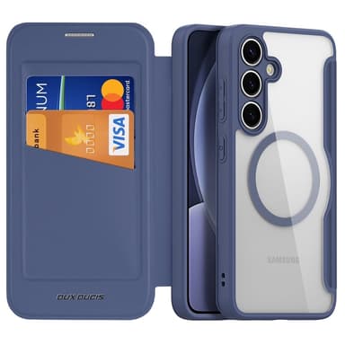 DUX DUCIS Samsung S25+ Skin X Pro Flip Cover - Blå