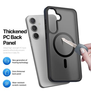 DUX DUCIS Samsung S25+ Yind Series Matte Finish Cover - Sort