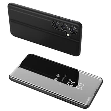 SKALO Samsung S25 Clear View Flip Cover - Sort
