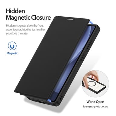 DUX DUCIS Samsung S25 Ultra Skin X Pro Flip Cover - Sort