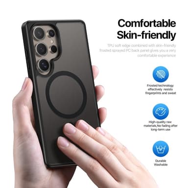 DUX DUCIS Samsung S25 Ultra Yind Series Matte Finish Cover - Sort