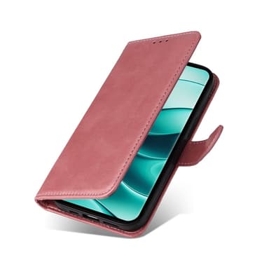 SKALO Xiaomi Redmi Note 14 Pro 5G PU-læder Flip Cover - Pink