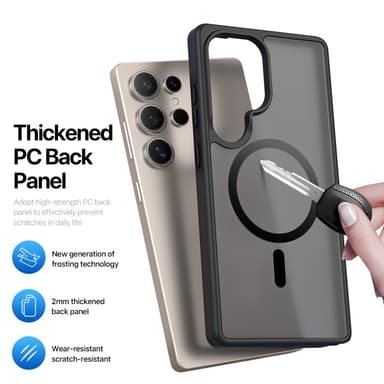 DUX DUCIS Samsung S25 Ultra Yind Series Matte Finish Cover - Sort