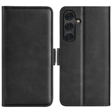 SKALO Samsung S25+ Premium ID Flip Cover - Sort