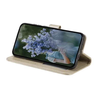 SKALO Xiaomi Redmi Note 14 Pro 5G Mandala Flip Cover - Guld