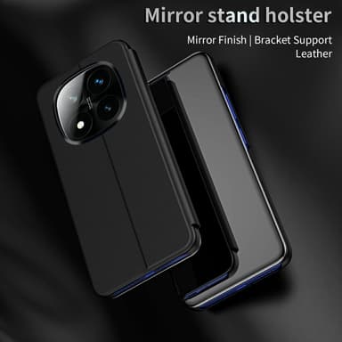 SKALO Xiaomi Redmi Note 14 Pro+ 5G Clear View Flip Cover - Lilla