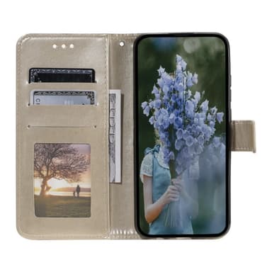 SKALO Xiaomi Redmi Note 14 Pro 5G Mandala Flip Cover - Guld