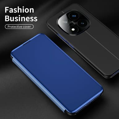 SKALO Xiaomi Redmi Note 14 Pro+ 5G Clear View Flip Cover - Lilla