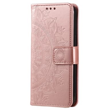 SKALO OnePlus 13R Mandala Flip Cover - Rosa guld