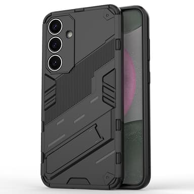 SKALO Samsung S25 Armor Hybrid Punk Cover - Sort
