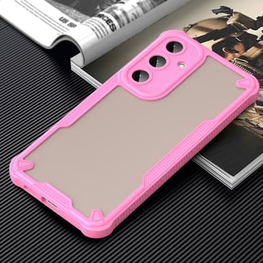 SKALO Samsung S25+ Armor Hybrid Frosted Cover - Pink