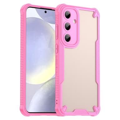 SKALO Samsung S25+ Armor Hybrid Frosted Cover - Pink
