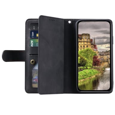 SKALO Xiaomi Redmi Note 14 Pro 5G Big Wallet 9-LOMMER Flip Cover - Sort