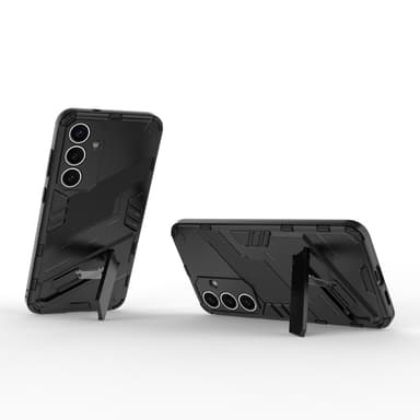 SKALO Samsung S25 Armor Hybrid Punk Cover - Sort