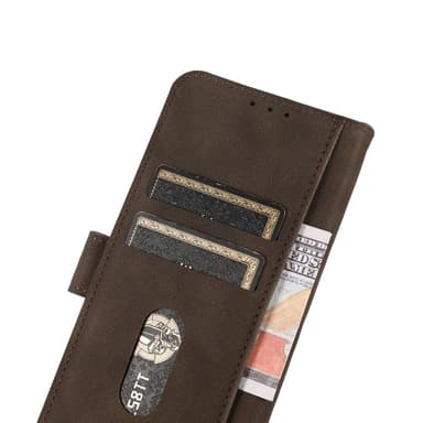 SKALO Samsung S25 KHAZNEH Flip Cover - Brun